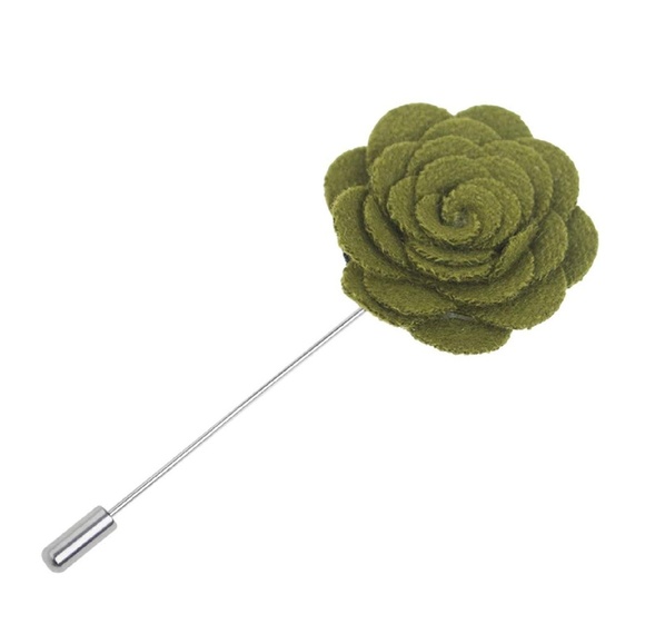 Mens set of 12 Flower Lapel Pin Brooch Assorted - Picture 2 of 4